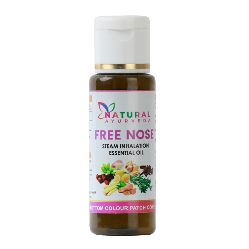 Free Nose- Stream inhalation herbal oil for cold congestion relief